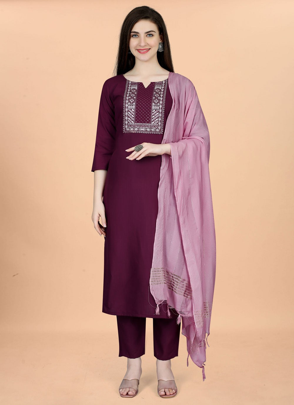 Cotton Salwar Suit - T1866