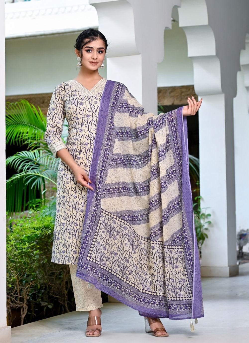 Cotton Salwar Suit - T1763