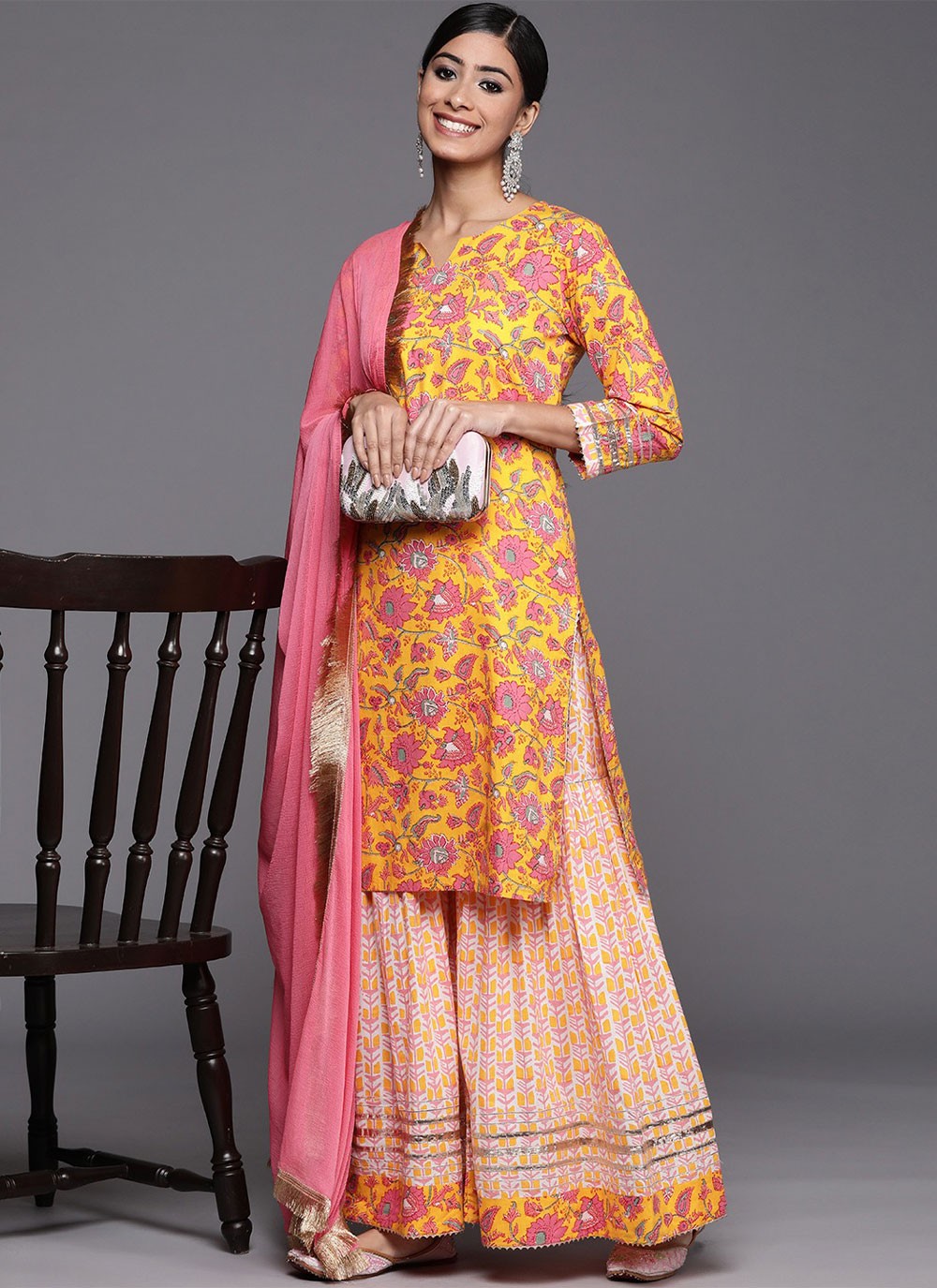 Silk Salwar Suit - T857