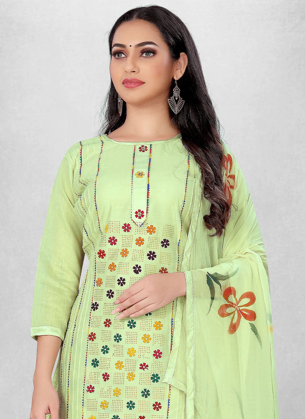 Cotton Salwar Suit - T908