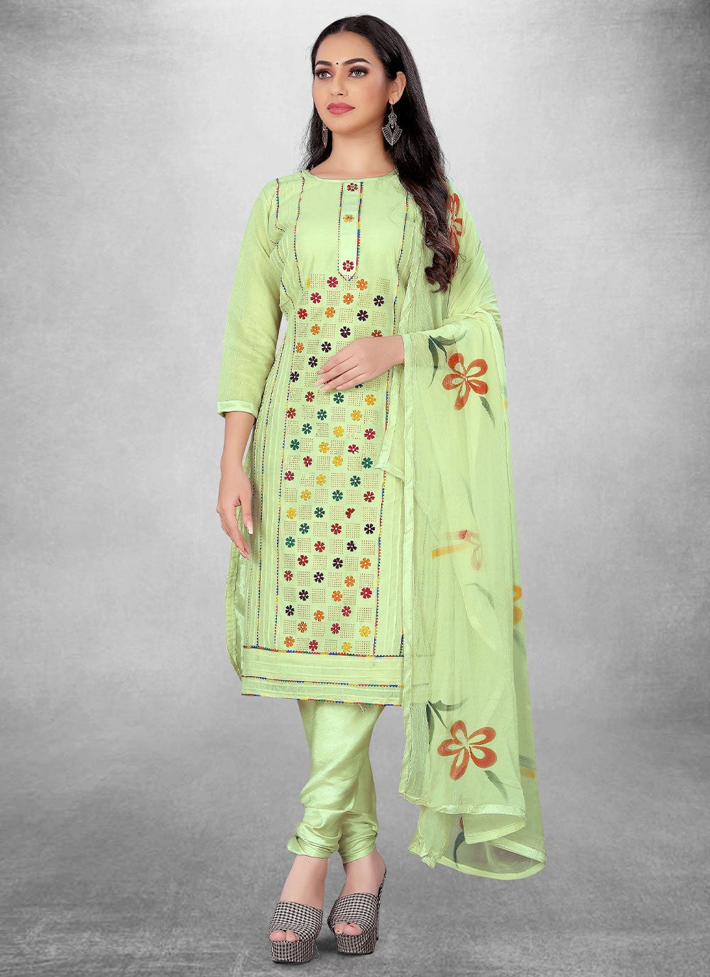 Cotton Salwar Suit - T908