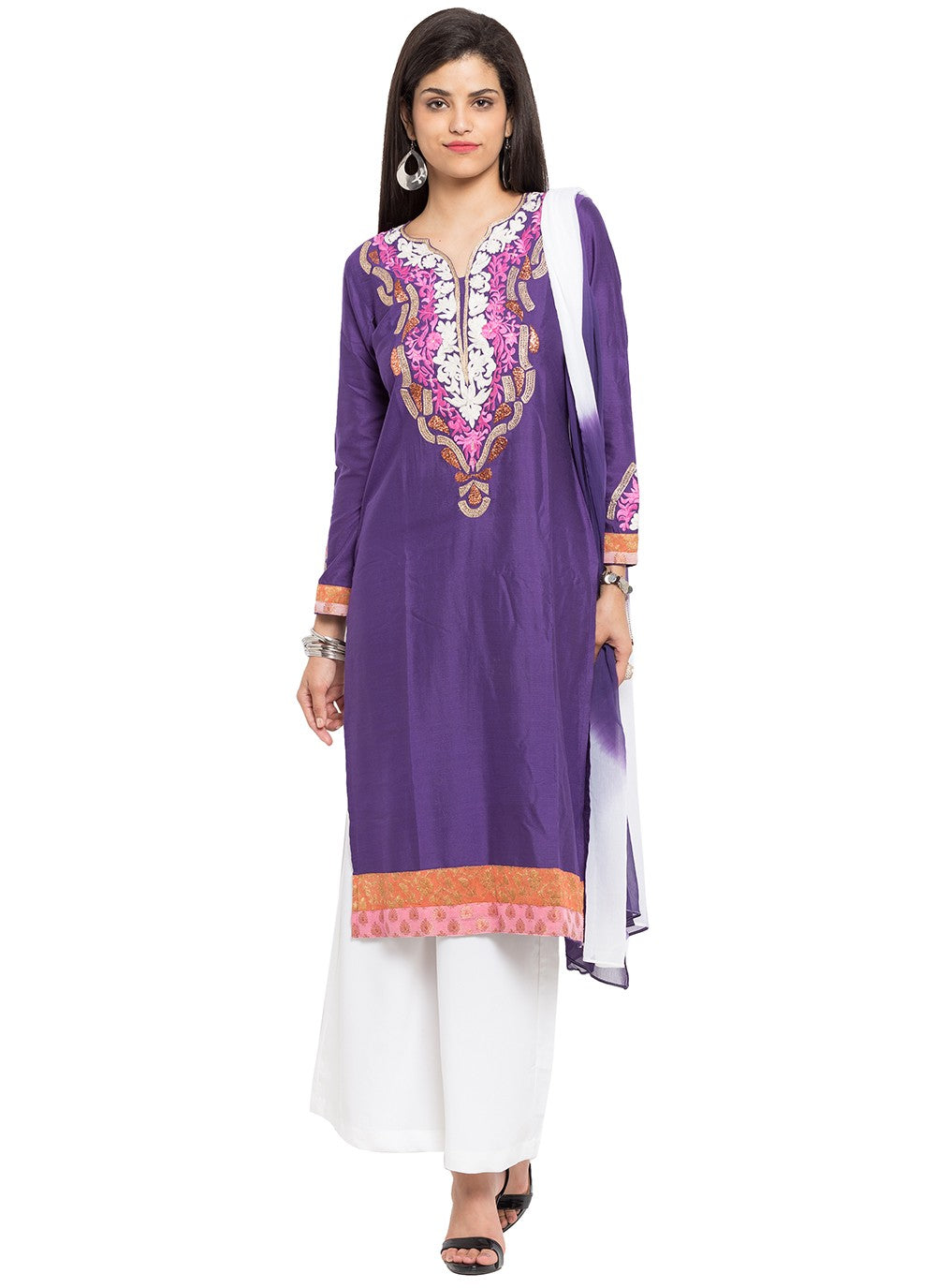 Faux Georgette Salwar Suit - T237