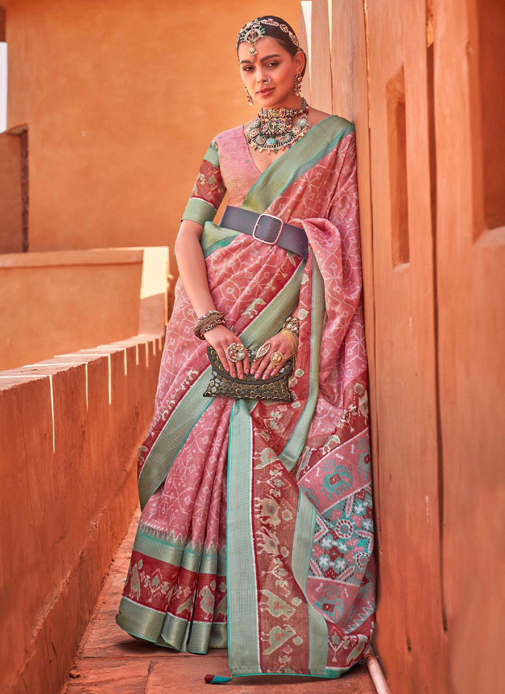 Classic Border Work Cotton Silk Saree - S2803