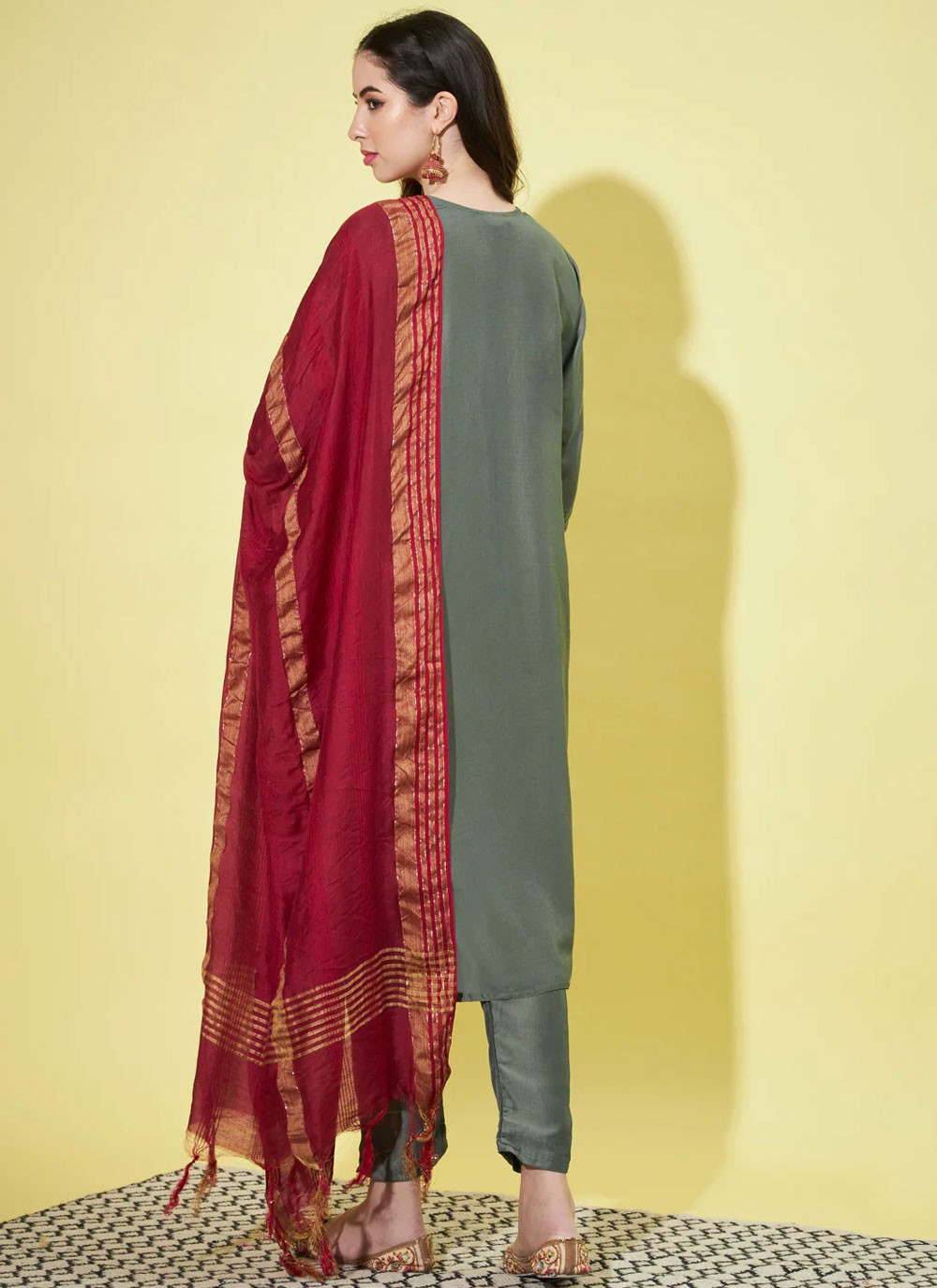 Cotton Silk Salwar Suit - T2374