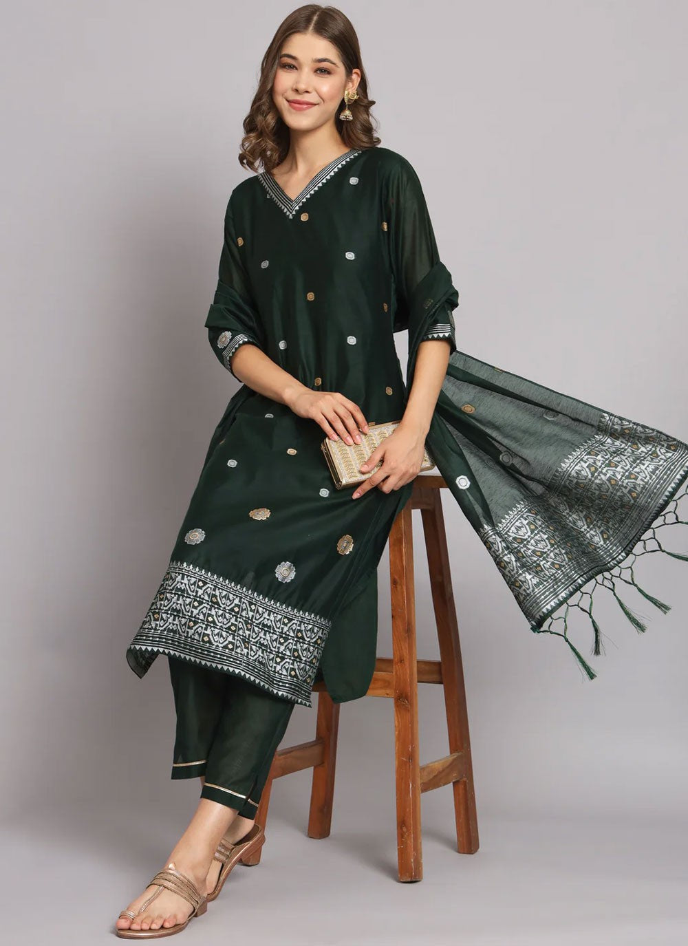 Cotton Silk Salwar Suit - T2199