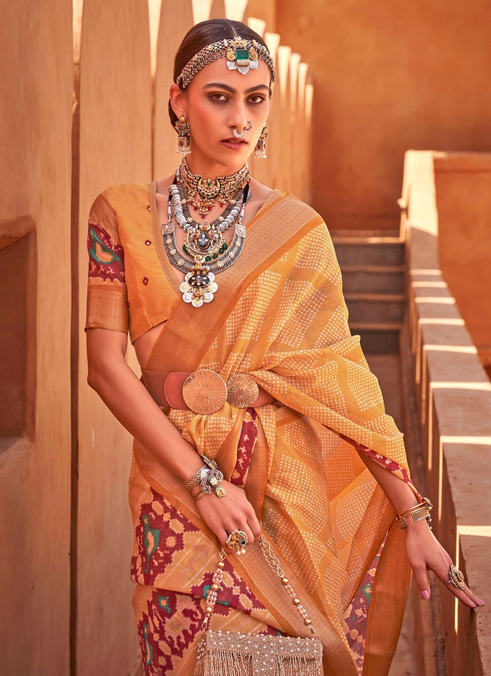 Classic Border Work Cotton Silk Saree - S2803