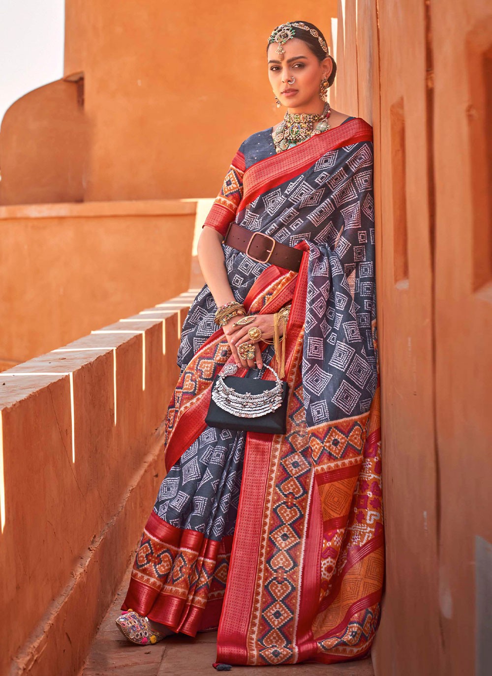 Classic Border Work Cotton Silk Saree - S2803