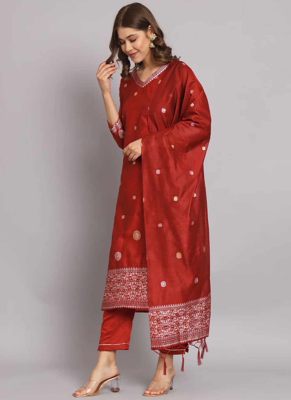 Cotton Silk Salwar Suit - T2199