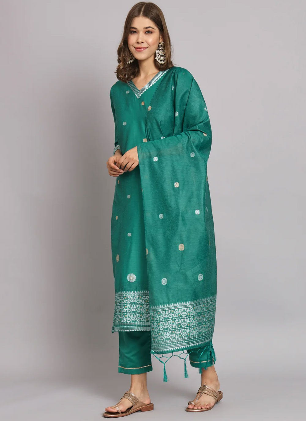 Cotton Silk Salwar Suit - T2199