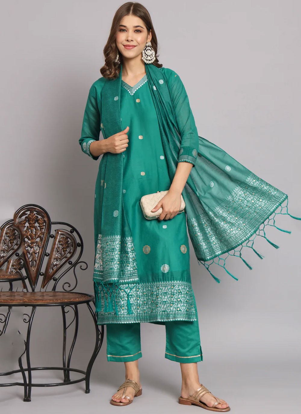 Cotton Silk Salwar Suit - T2199