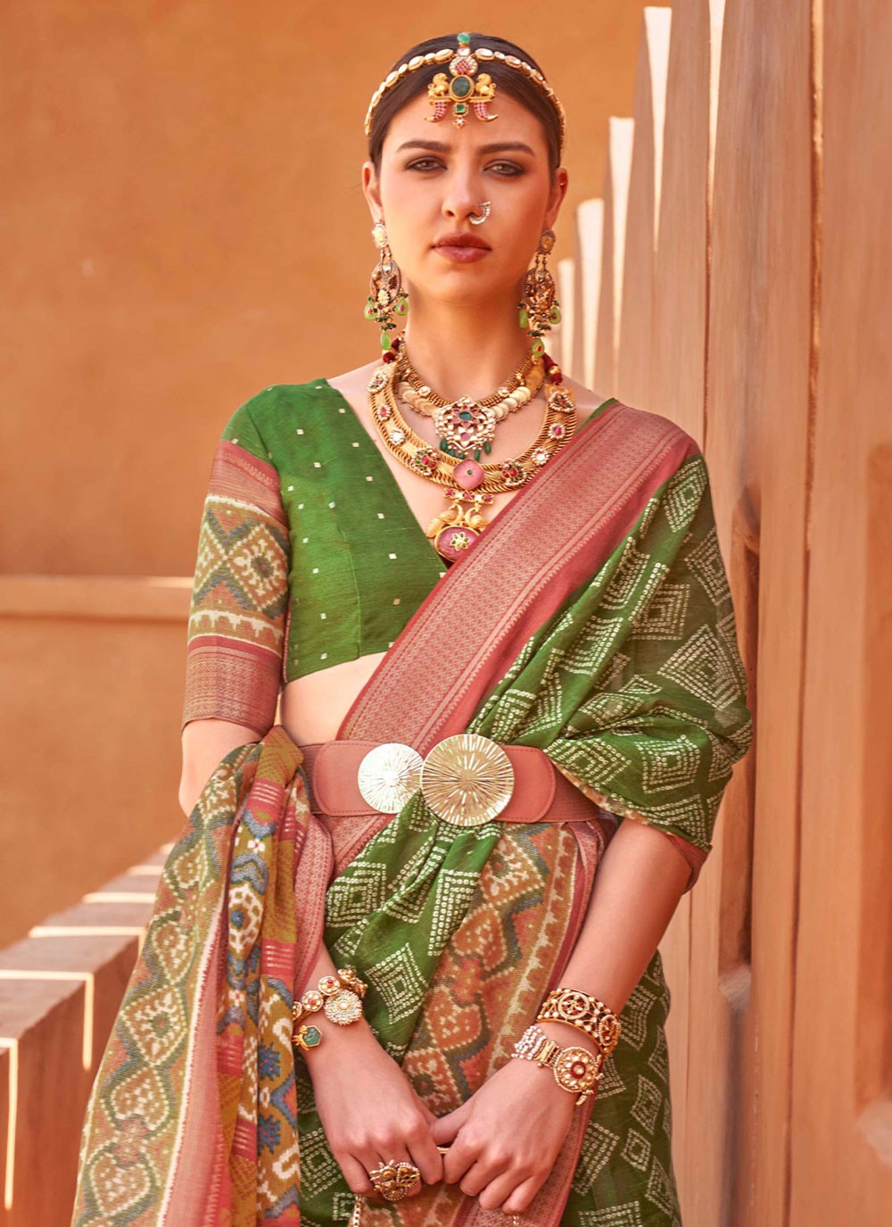 Classic Border Work Cotton Silk Saree - S2803