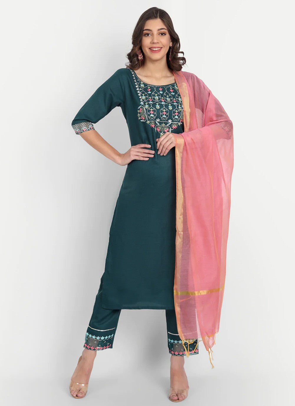 Cotton Salwar Suit - T1493