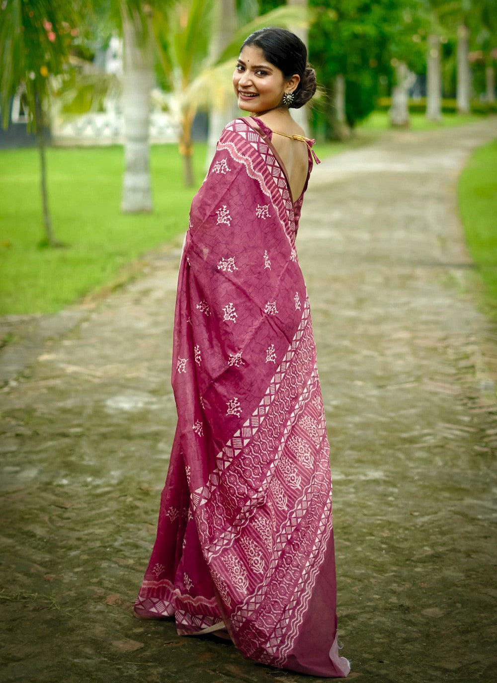 Woven Cotton Saree - S12042