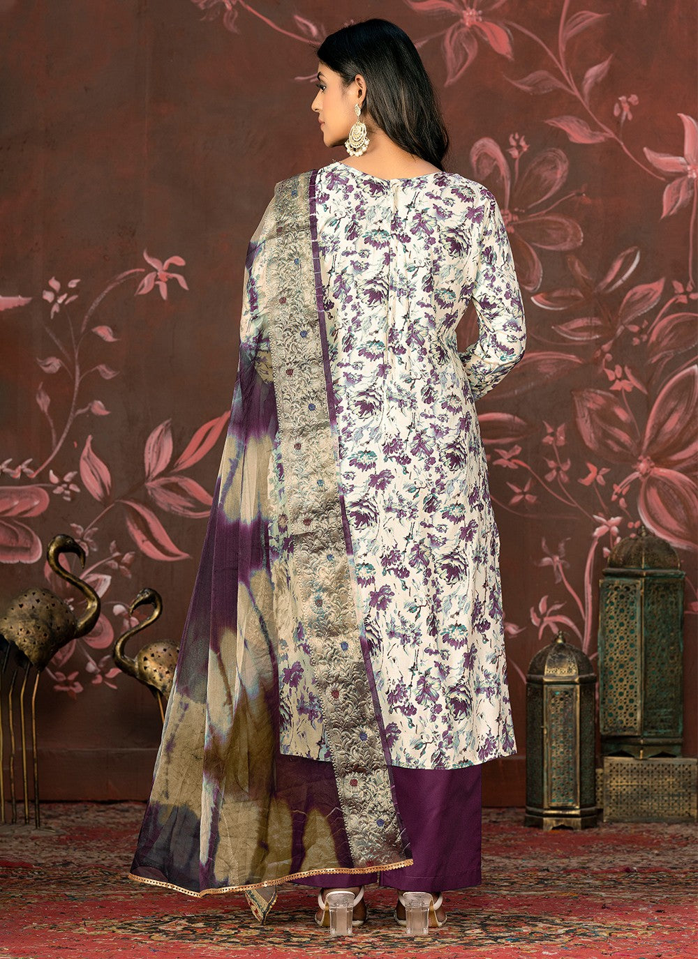 Organza Salwar Suit - T2047