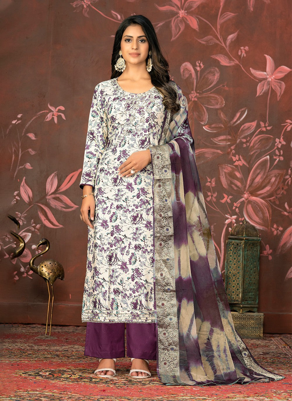 Organza Salwar Suit - T2047