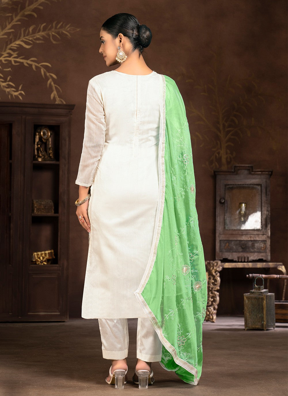 Organza Salwar Suit - T1978