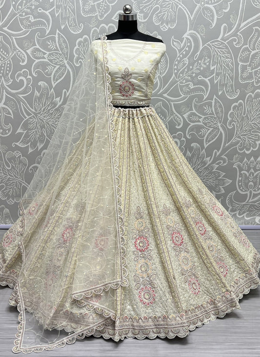 Dori Work Net A - Line Lehenga - L1208