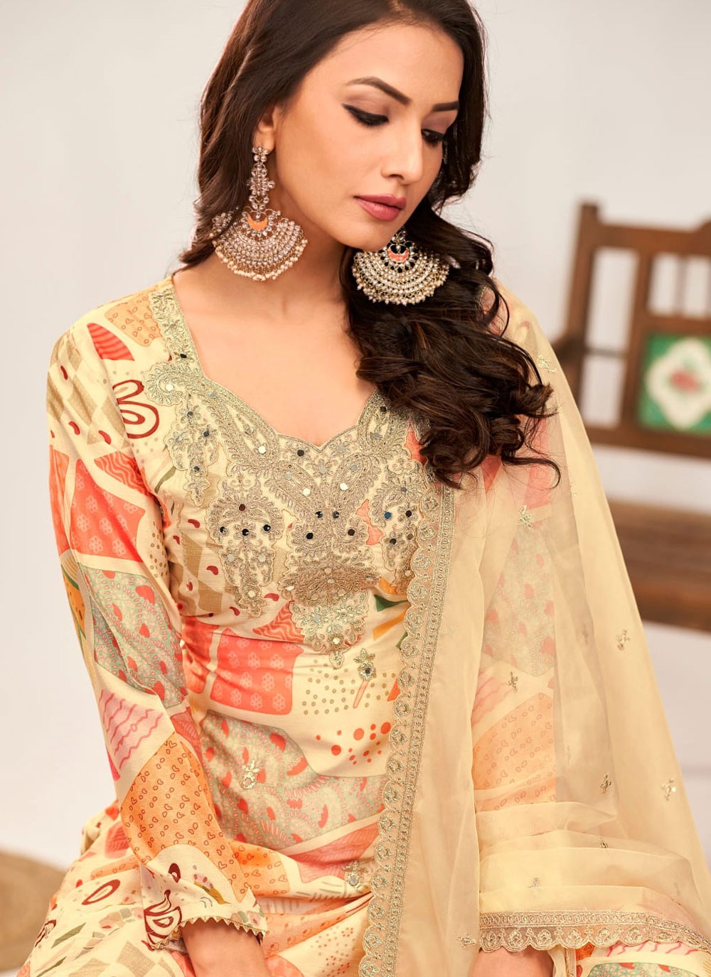 Chinon Salwar Suit - T3565