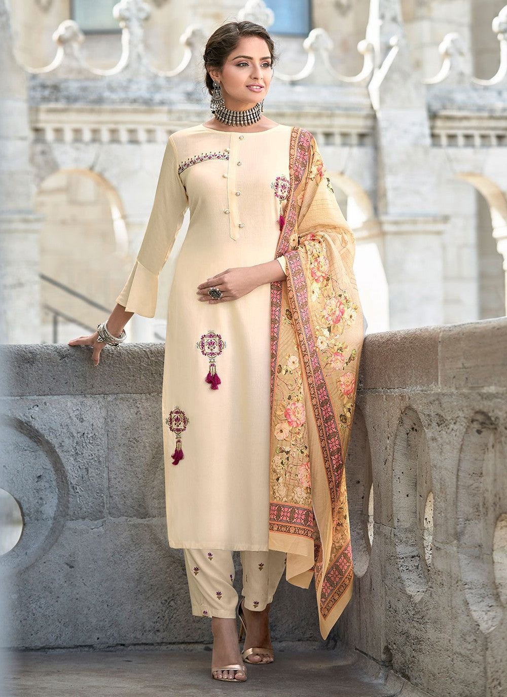 Rayon Salwar Suit - T833