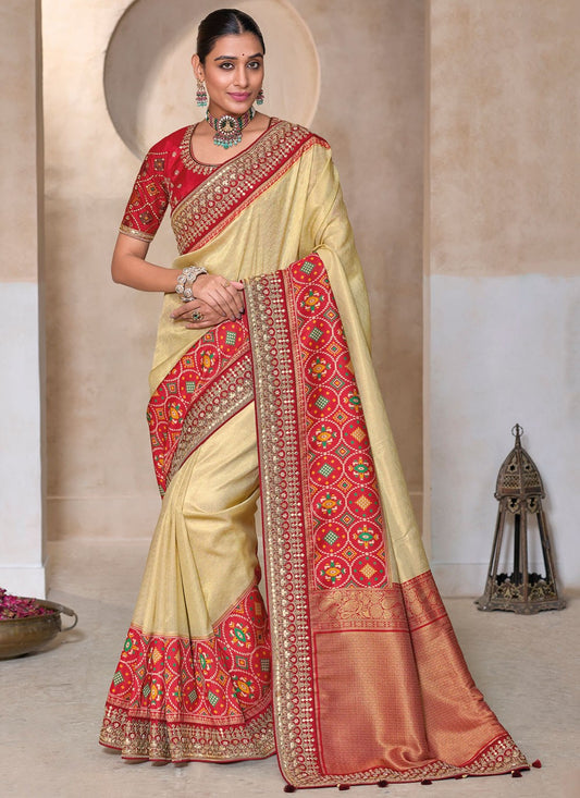 Classic Khatli Work Kanjivaram Silk Saree - S8367