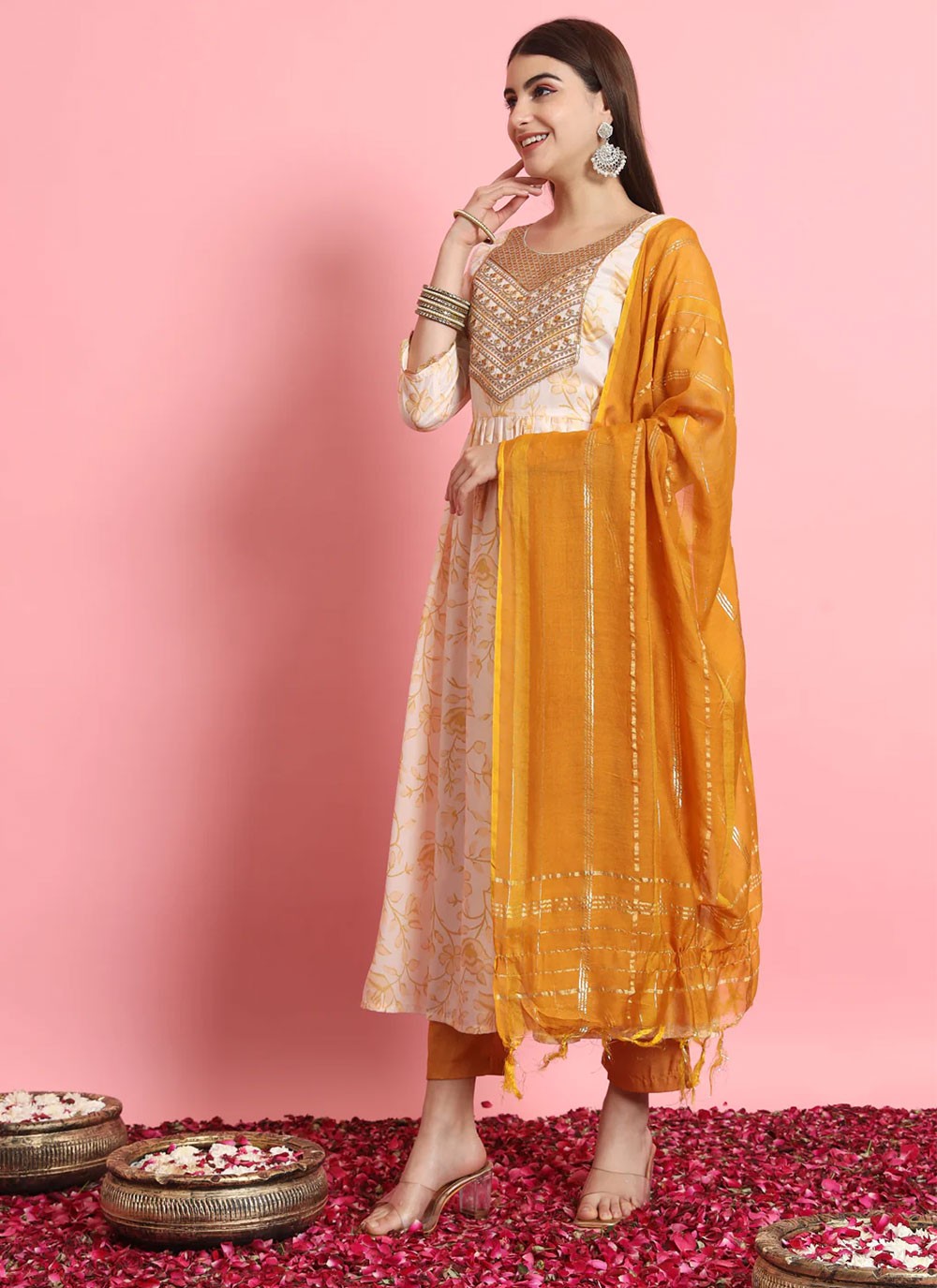 Rayon, Viscose Salwar Suit - T1895