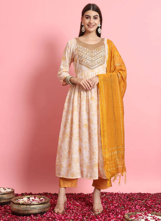 Rayon, Viscose Salwar Suit - T1895