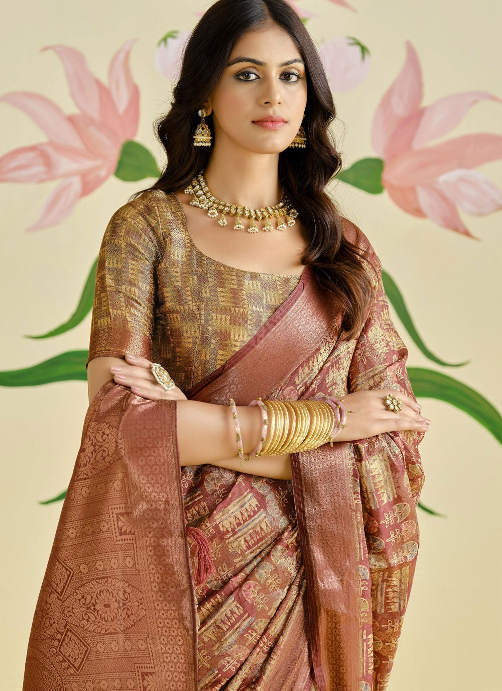 Classic Weaving Zari Silk Saree - S9657