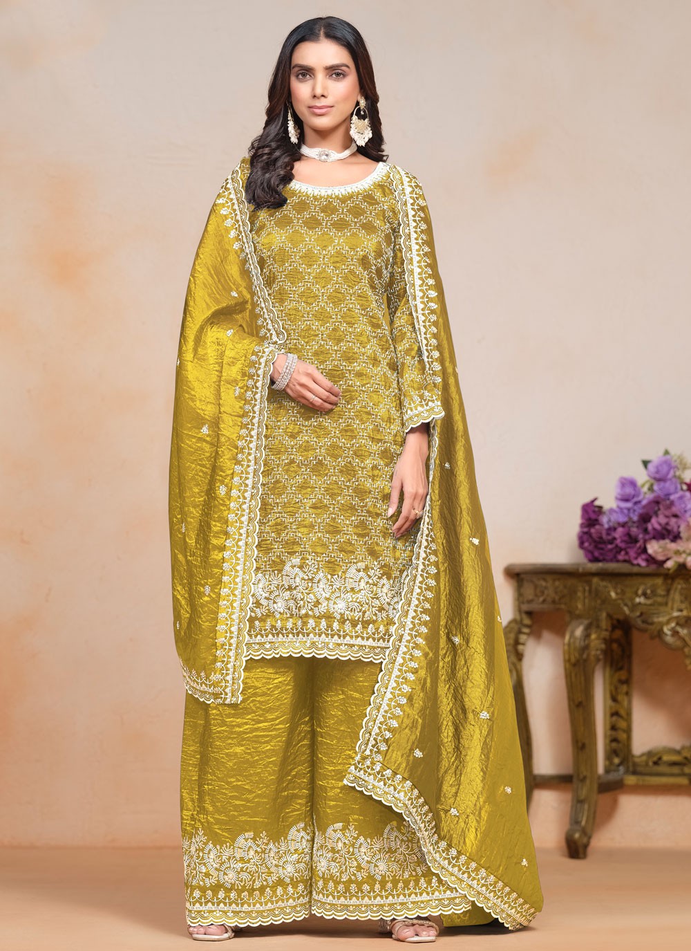 Crush Salwar Suit - T3641