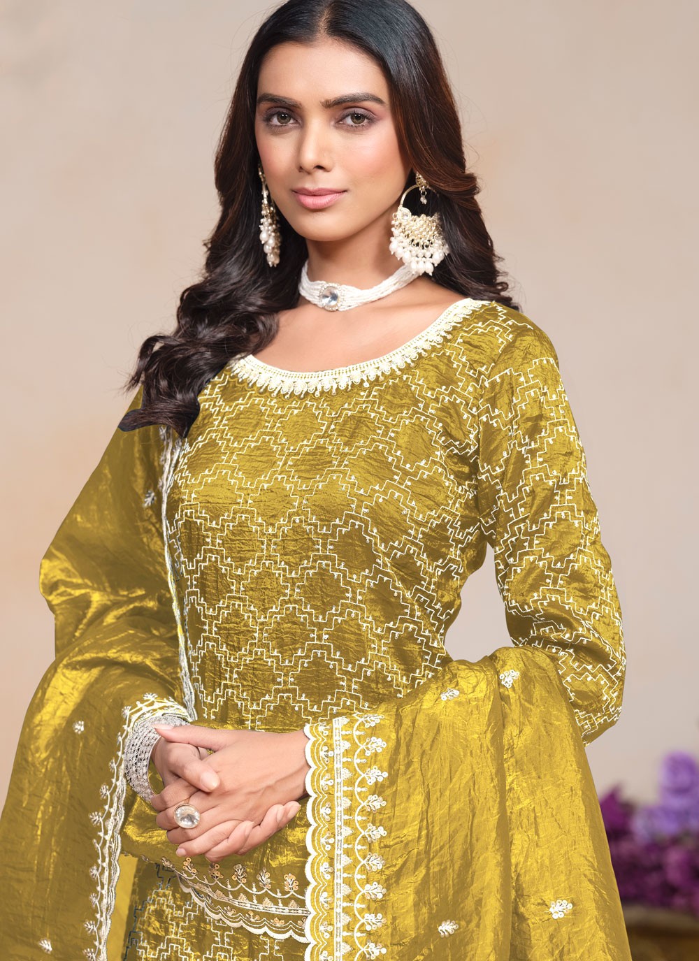 Crush Salwar Suit - T3641