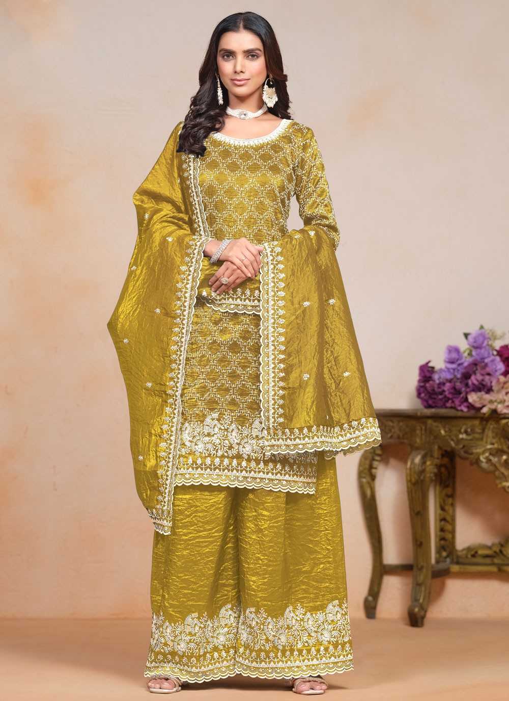 Crush Salwar Suit - T3641