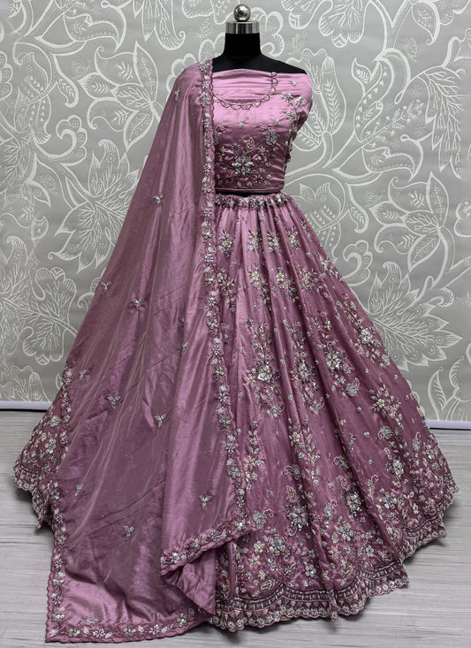 Dori Work Crush A - Line Lehenga - L3000