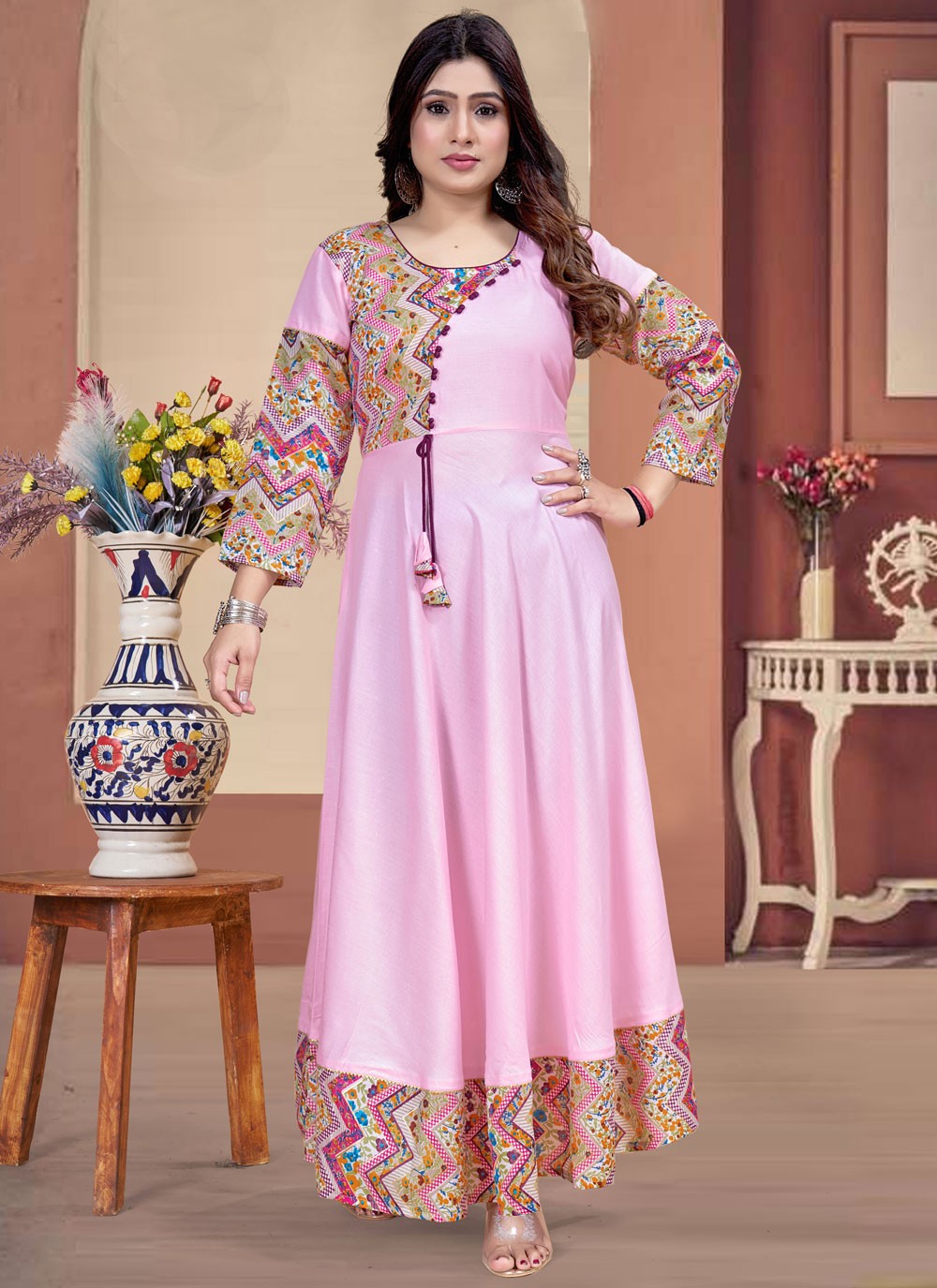 Rayon Gown - G1748