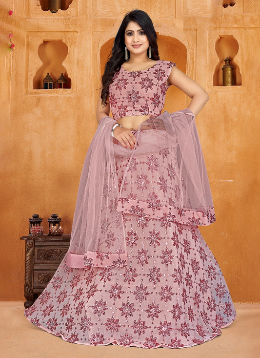 Embroidered Imported A - Line Lehenga - L0982