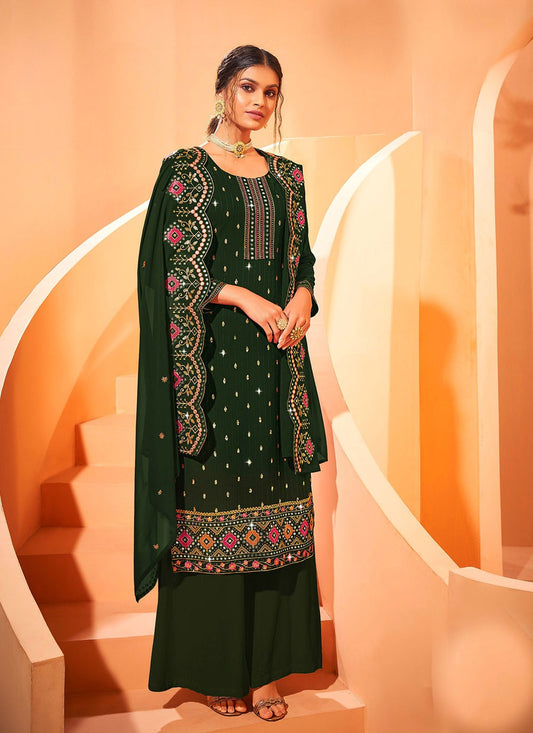 Faux Georgette Pakistani Suit - T663