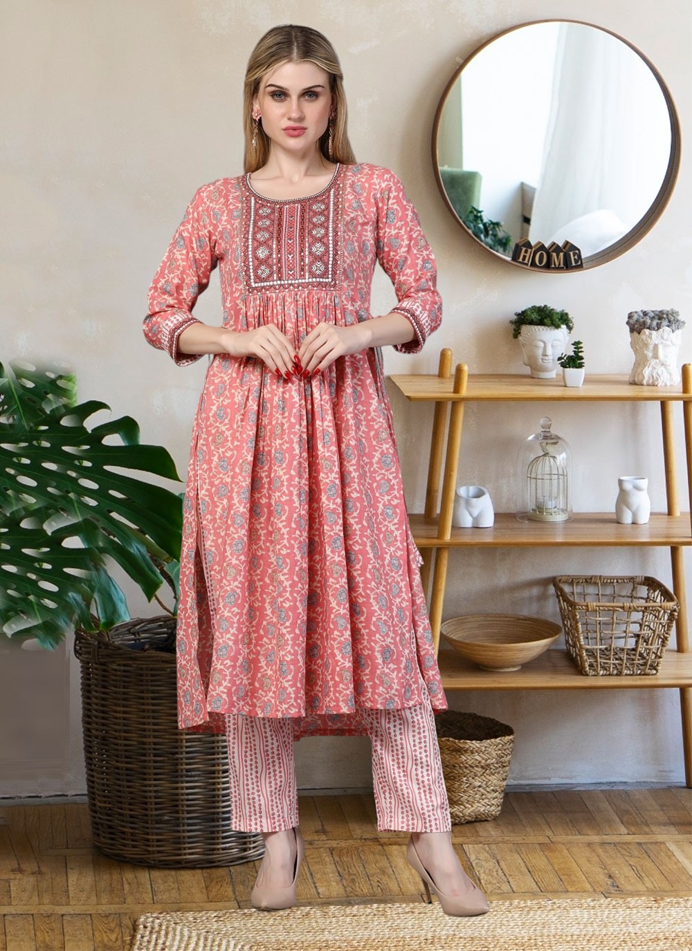 Rayon Salwar Suit - T2566