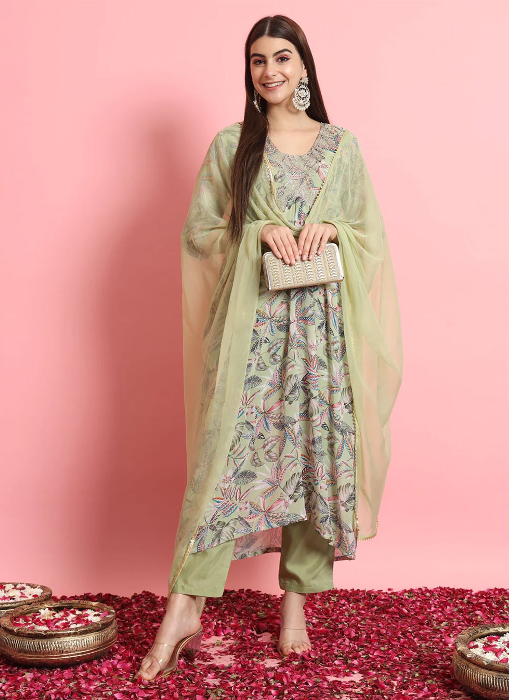 Georgette Salwar Suit - T1890