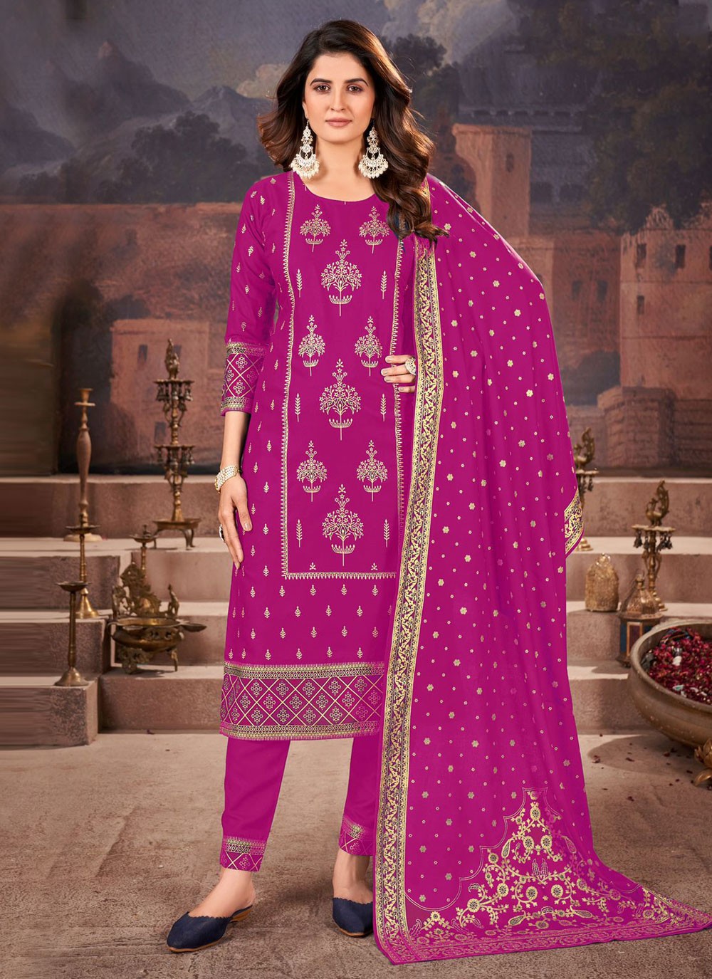 Rayon Salwar Suit - T2300