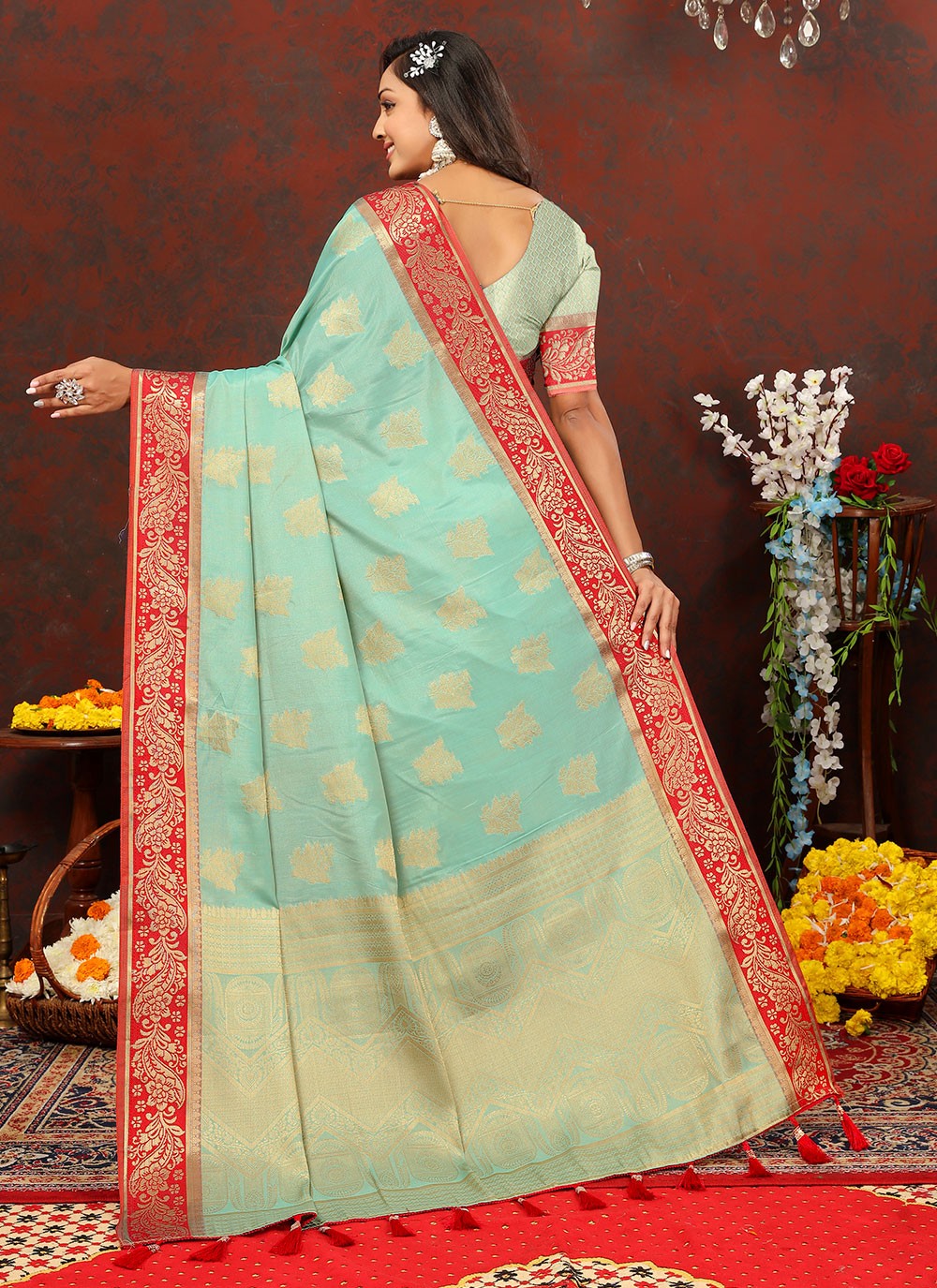 Classic Designer Soft Cotton Saree - S4848