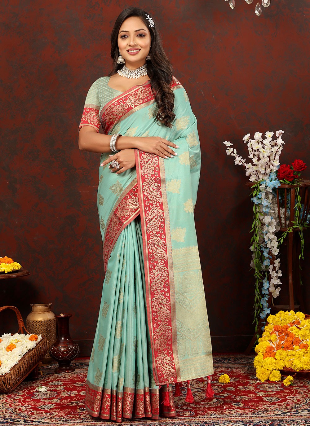 Classic Designer Soft Cotton Saree - S4848