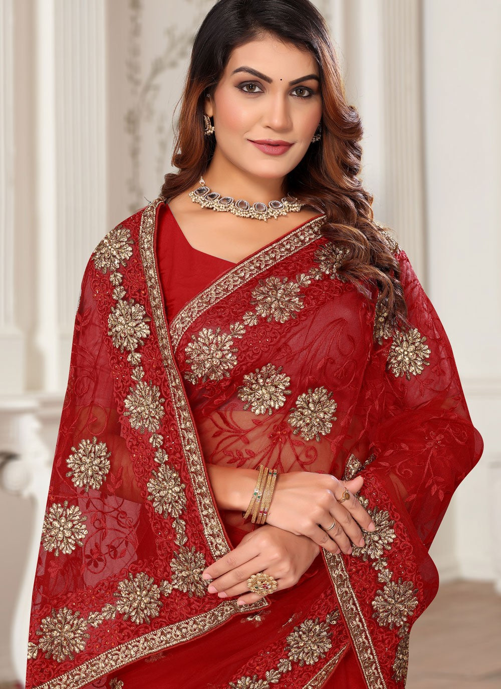 Contemporary Cord Silk Saree - S6325