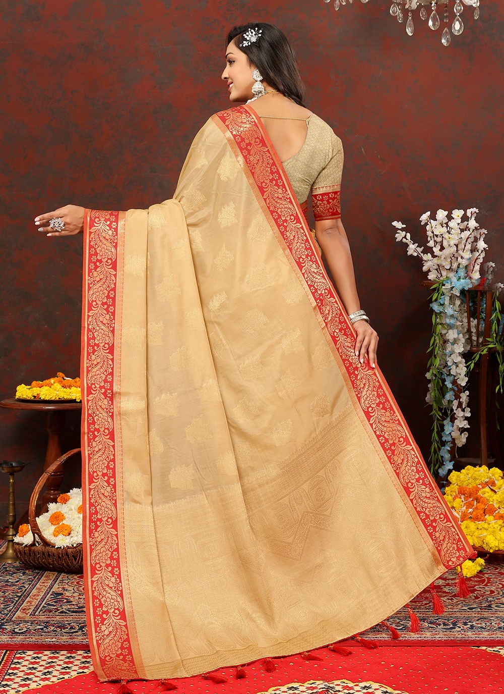 Classic Designer Soft Cotton Saree - S4848