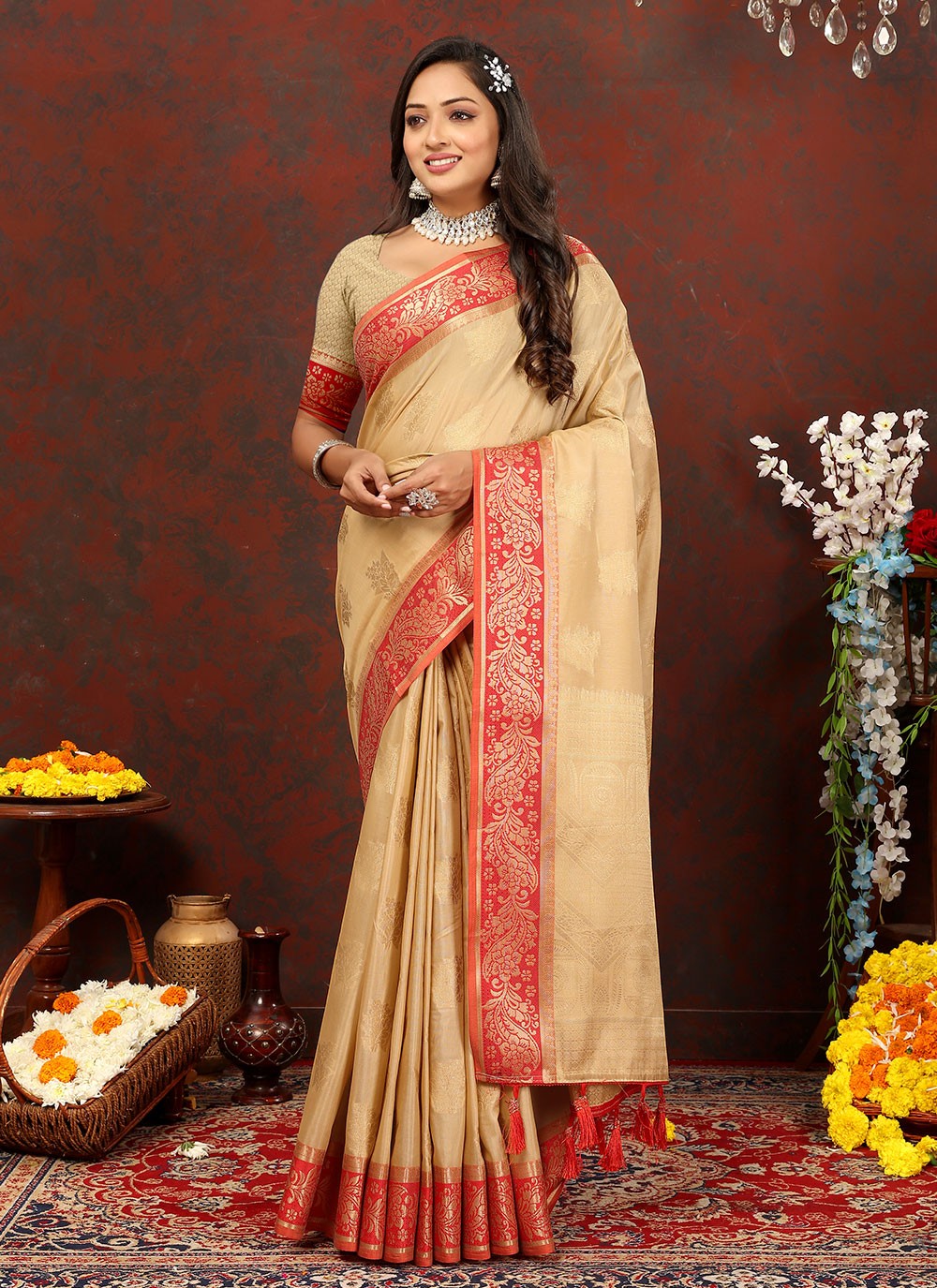 Classic Designer Soft Cotton Saree - S4848