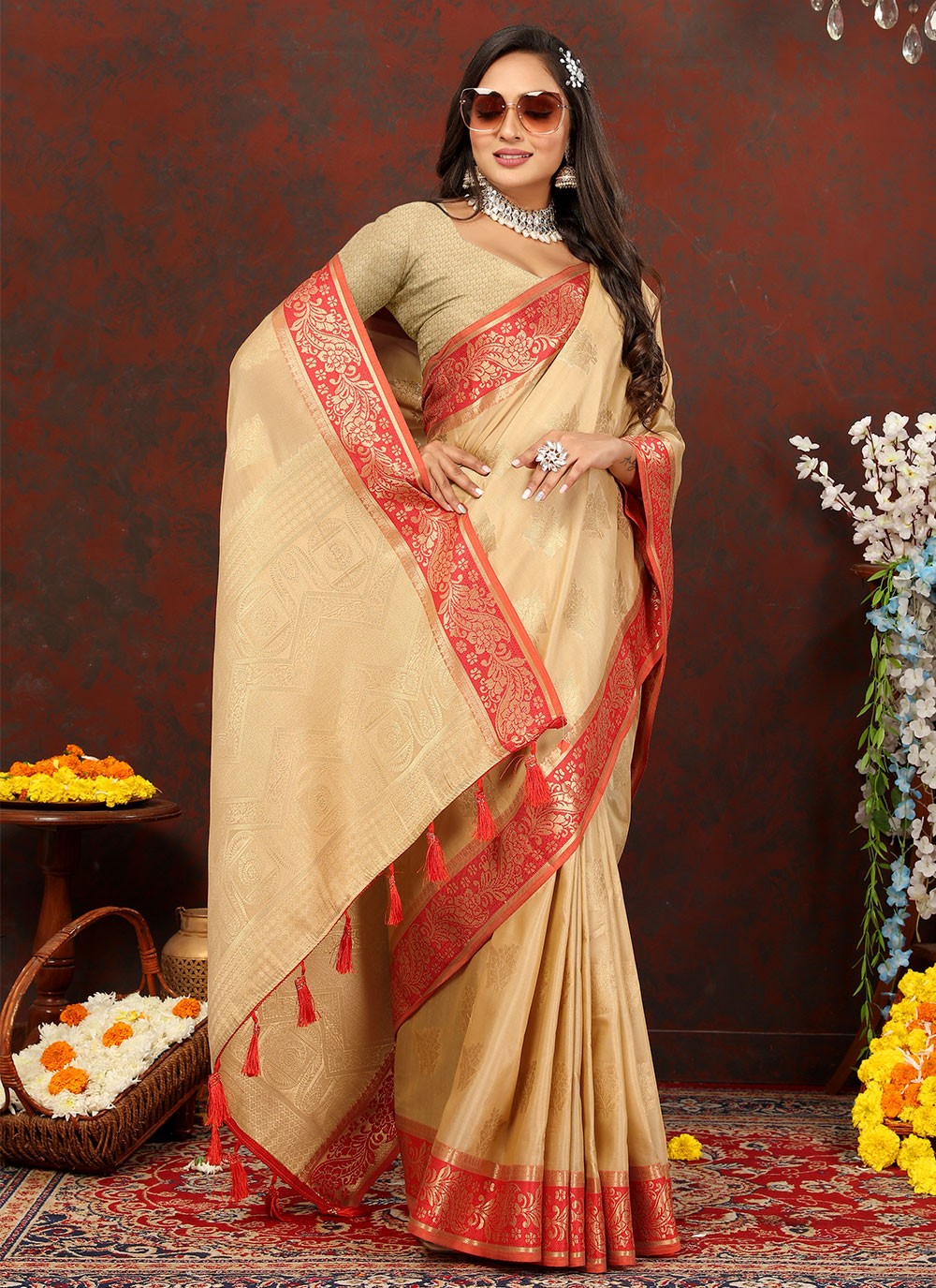 Classic Designer Soft Cotton Saree - S4848