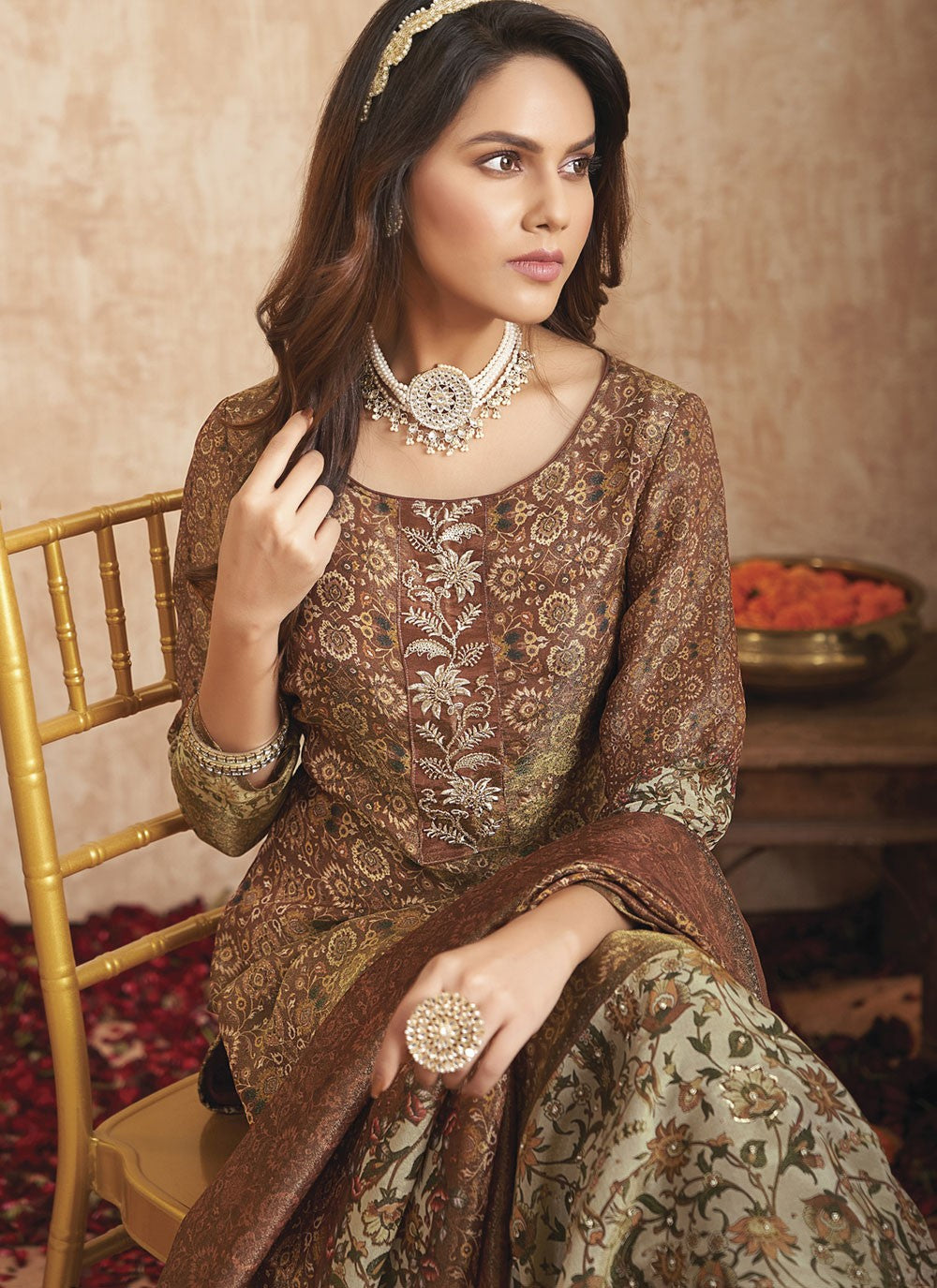 Shimmer, Tissue Salwar Suit - T4226