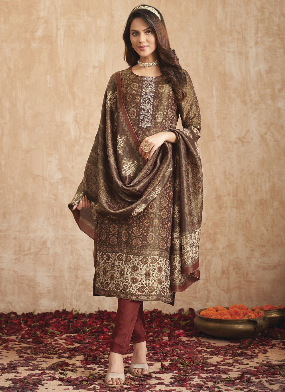 Shimmer, Tissue Salwar Suit - T4226