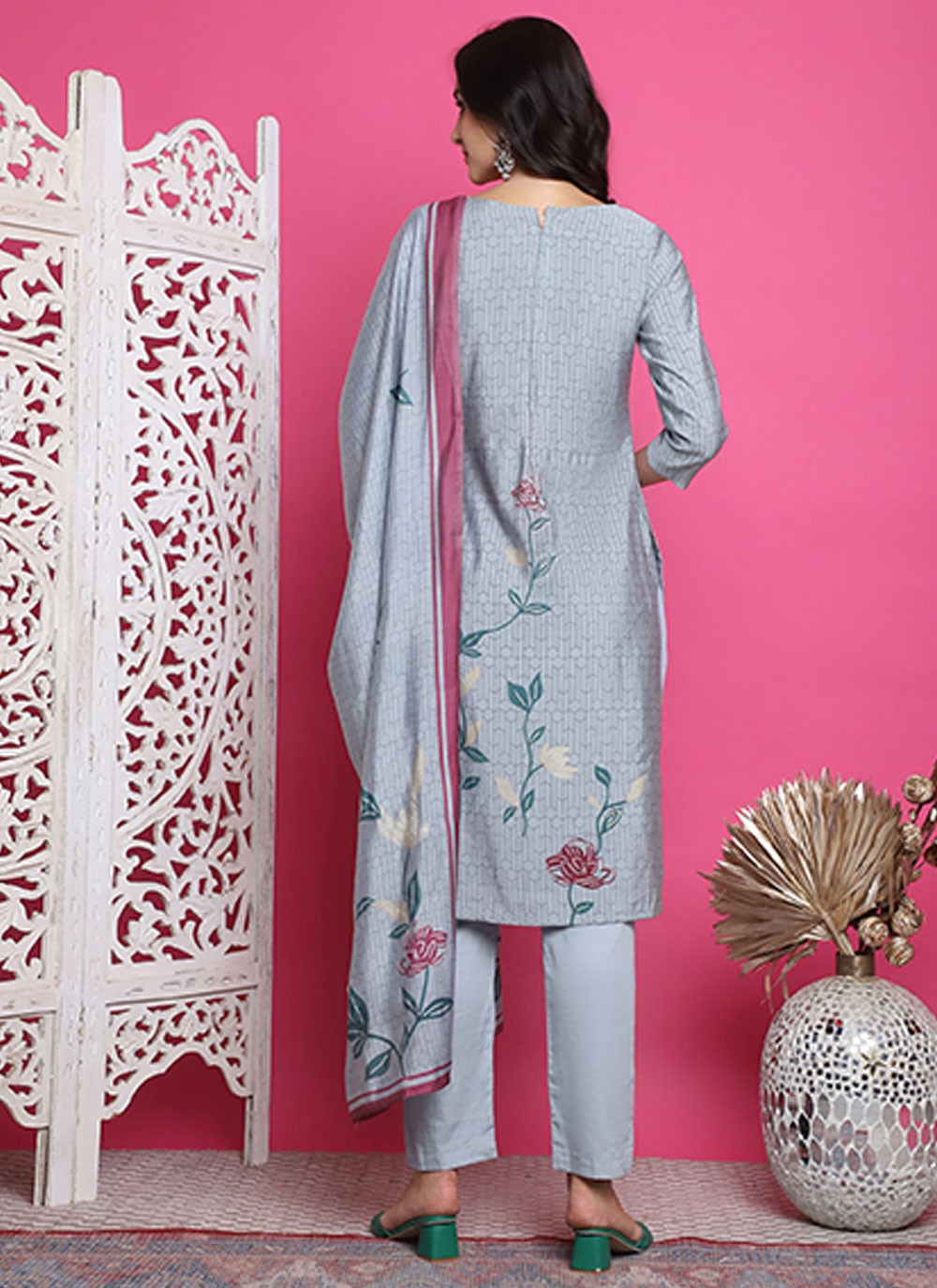 Muslin Salwar Suit - T3142