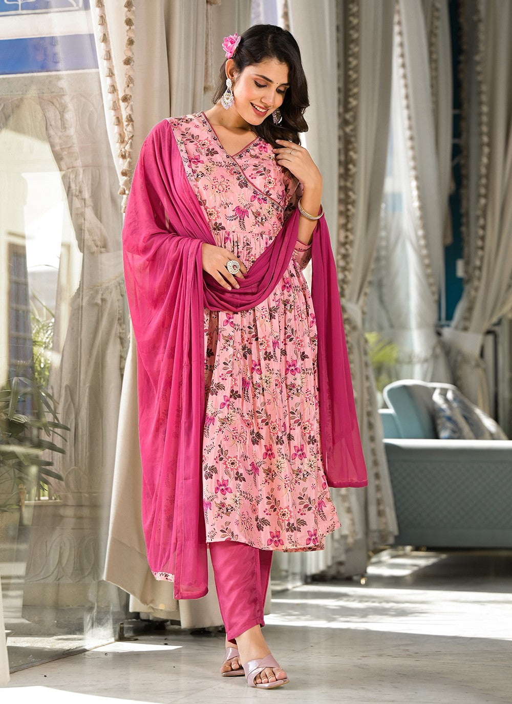 Georgette Salwar Suit - T1940