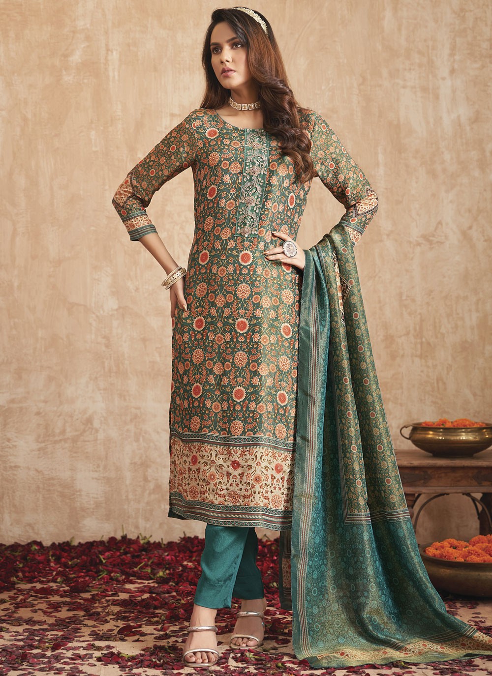 Shimmer, Tissue Salwar Suit - T4226