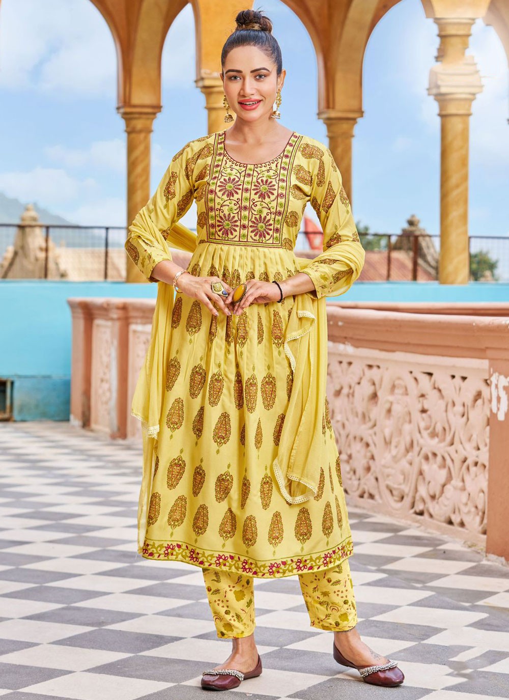 Rayon Salwar Suit - T2440