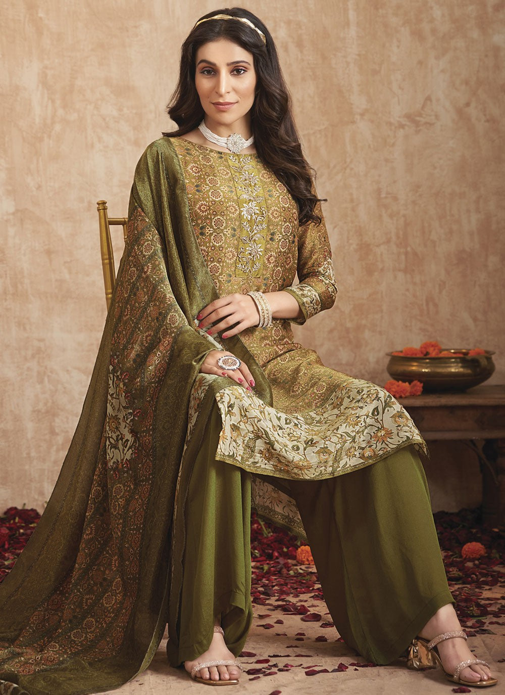 Shimmer, Tissue Salwar Suit - T4226